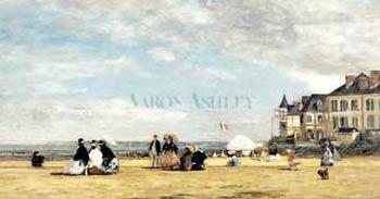 Jetty At Trouville, Eugene Boudin